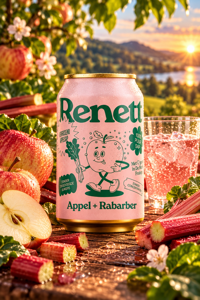 Renett appel - rabarber