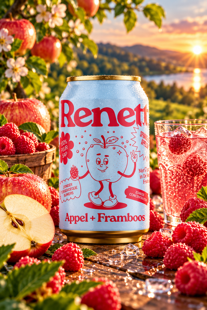 Renett appel - framboos